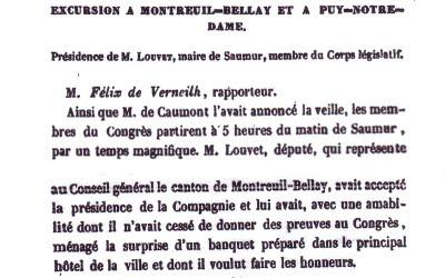 ..De la visite d'experts au Puy Notre Dame en 1862...  .v...
