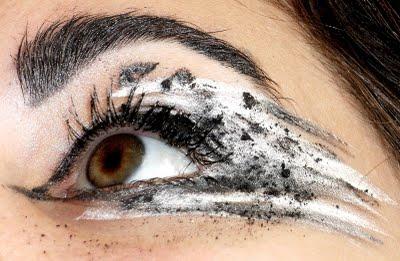 Maquillage des yeux : Black&White; n°4