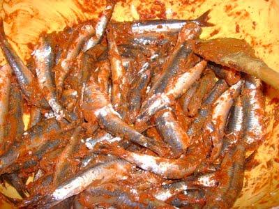 Sardines frites à l'algéroise (sardine bederssa)