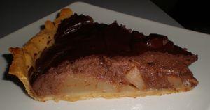 Tarte poires chocolat tarchoco