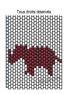 Grilles 4 animaux herbivores africains rhino_signe