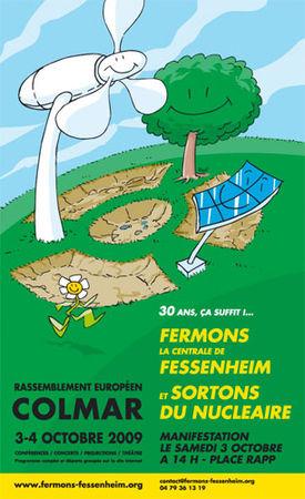 Fermons FESSENHEIM - Colmar : rassemblement antinucléaire le 3 octobre - DEPART de MULHOUSE http://storage.canalblog.com/91/76/519291/44474240_p.jpg