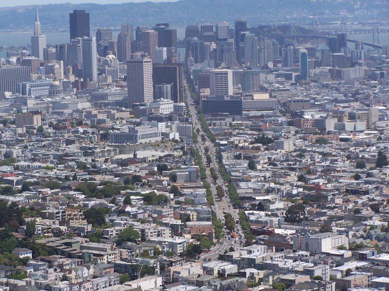 clic pour agrandir Twin Peaks, magnifique panorama sur San Francisco et sa baie