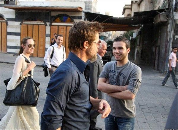 Brad Pitt et Angelina Jolie en Syrie