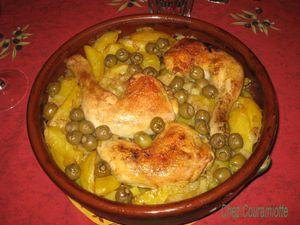 Tajine poulet-olives