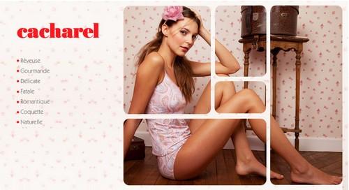 La lingerie Torrente Couture et Cacharel lingerie cacharel