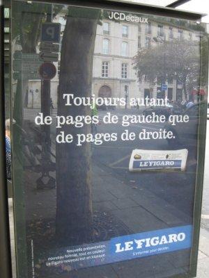 Une publicité du « Figaro » qui prête à sourire