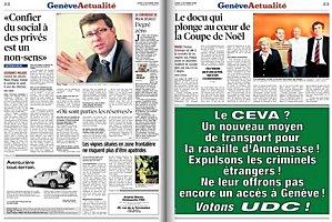 L'interprétation biaisée par des illettrés de la pub de l'UDC Genève L'interprétation biaisée par des illettrés de la pub de l'UDC Genève