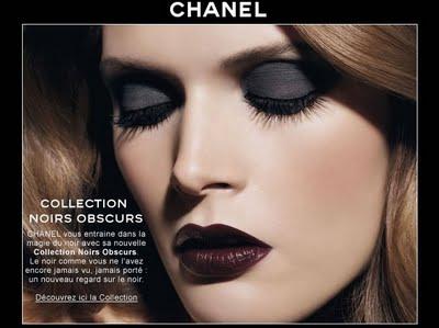 Chanel automne 2009 : collection noirs obscurs