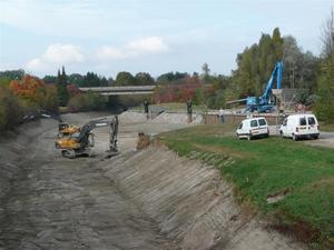 Rétablissement des caractéristiques initiales du canal des Vosges