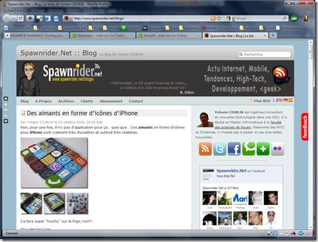 image image thumb39 Donnez un nouveau look Aero à votre Firefox
