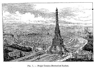 projet-cassien-bernard Concours Exposition universelle 1889 : projet Cassien-Bernard