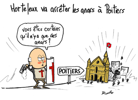Hortefeux, Poitiers, ultra gauche et anarchie dans la colle Hortefeux_Poitiers