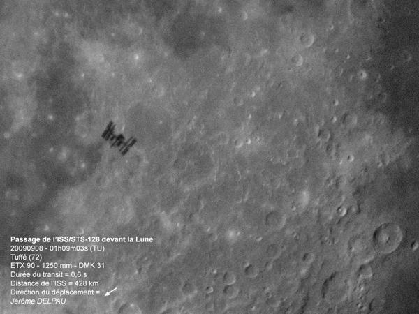 Passage d’ISS devant la Lune