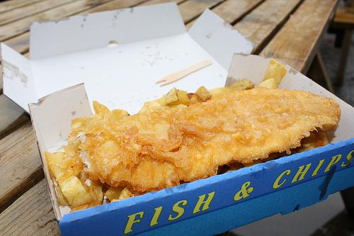 Food in Scotland - Fish & Chips in Portree