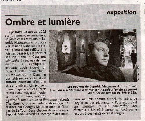EXPOSITIONS - PRESSE
