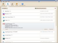 Thème Charamel pour Firefox 3.5 : fenêtre des modules complémentaires - extensions