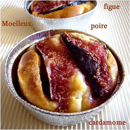 Moelleux figue poire et cardamome presentation_moelleux