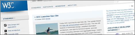 Nouveau site internet pour le W3C