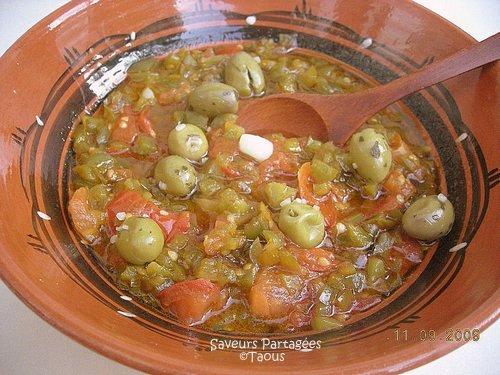 Ahoulou, poivrons à la tomate Ahoulou, poivrons à la tomate