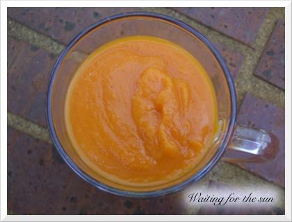 ≈ SOUPE DE COURGE À L'ORANGE ≈ ≈ SOUPE DE COURGE À L'ORANGE ≈