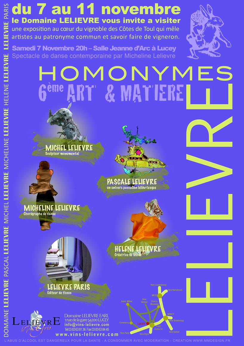 Homonymes : Art & Matière 2009