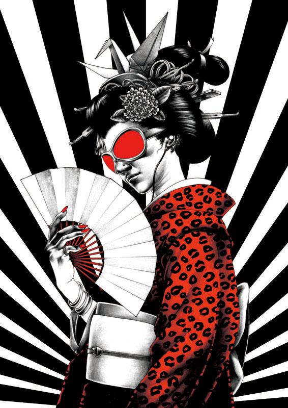 Shohei Otomo Hakuchi Manga Illustrations