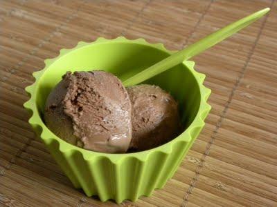 Crème glacée au chocolat noir