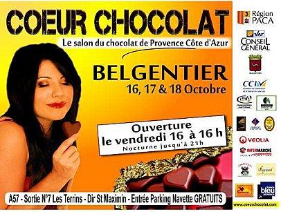 Salon du chocolat à Belgentier.