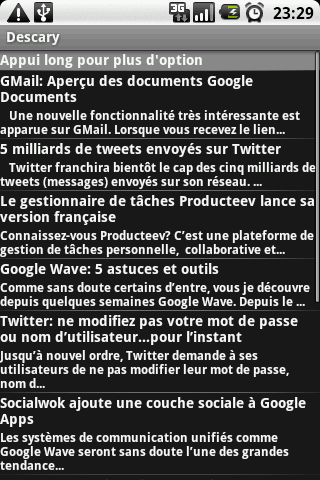 02 02 Android: un widget Descary.com