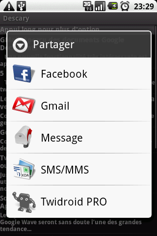 03 03 Android: un widget Descary.com