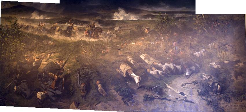 On a retrouvé (par hasard) un tableau sur la bataille de Solferino