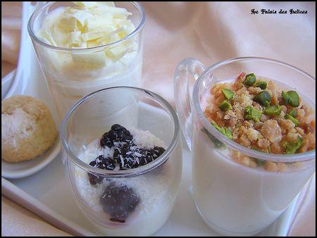 Tryptique de verrines fraiches au citron et petite ghribiya marocaine à la noix de coco Triptyque_de_verrines__1_