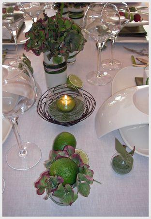 ~~ Table blanche - verte ~~ table_anni