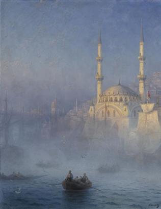 Vue du port de Constantinople - Ivan Aivazovskii (1817-1900) - Paris, musée du Louvre - (c) Photo RMN / Gérard Blot