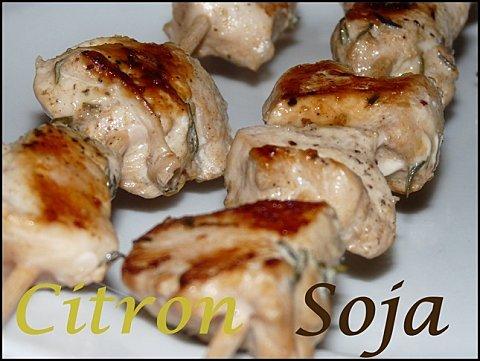 poulet soja citron