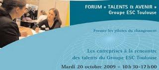 Toulouse 20 octobre 2009, Forum Talents & Avenir