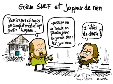 Grève sncf, Frédéric Lefèbvre, complot, média et aboyeur greve_sncf_lefebvre_10_09