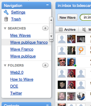 wave recherches Comment et quoi rechercher sur Google Wave