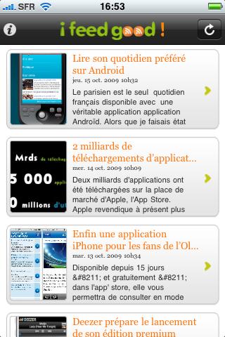 ifeedgood sur iPhone ifeedgood sur iPhone