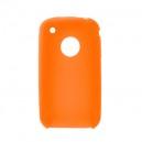 coque-silicone-unie-orange-pour-iphone-3g image