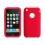 coque-silicone-unie-rouge-pour-iphone-3g image