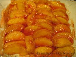 Carrés aux Pêches et au Mascarpone Carrés aux Pêches et au Mascarpone