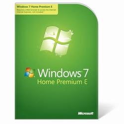 Windows 7 familiale dans son très moche emballage vert...