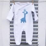 pyjama bébé coton bio (bleu) pyjama bébé coton bio (bleu)