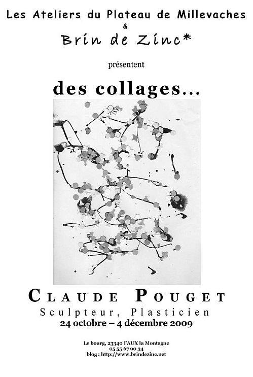 ClaudePouget à Brin de zinc : des collages et des confettis