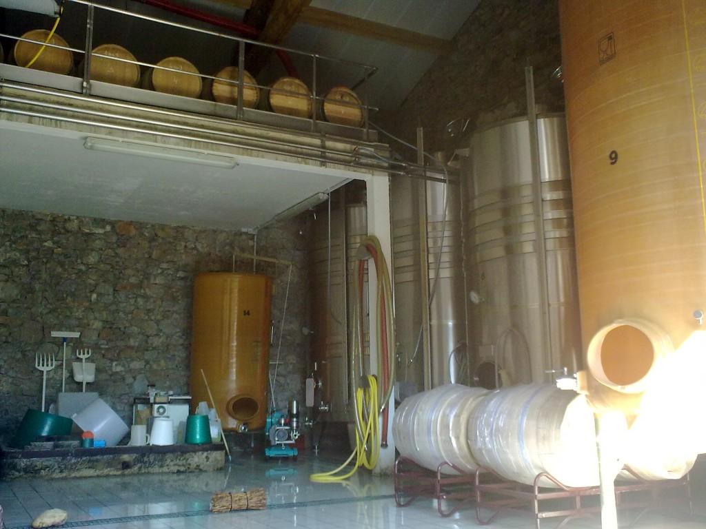 la cave de vinification du Domaine Roque Sestière