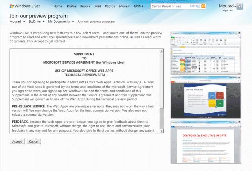 Office Web 2010 : il reste encore quelque places pour participer à la preview…