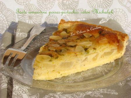 La tarte Michalak à la poire et aux pistaches DSC00861