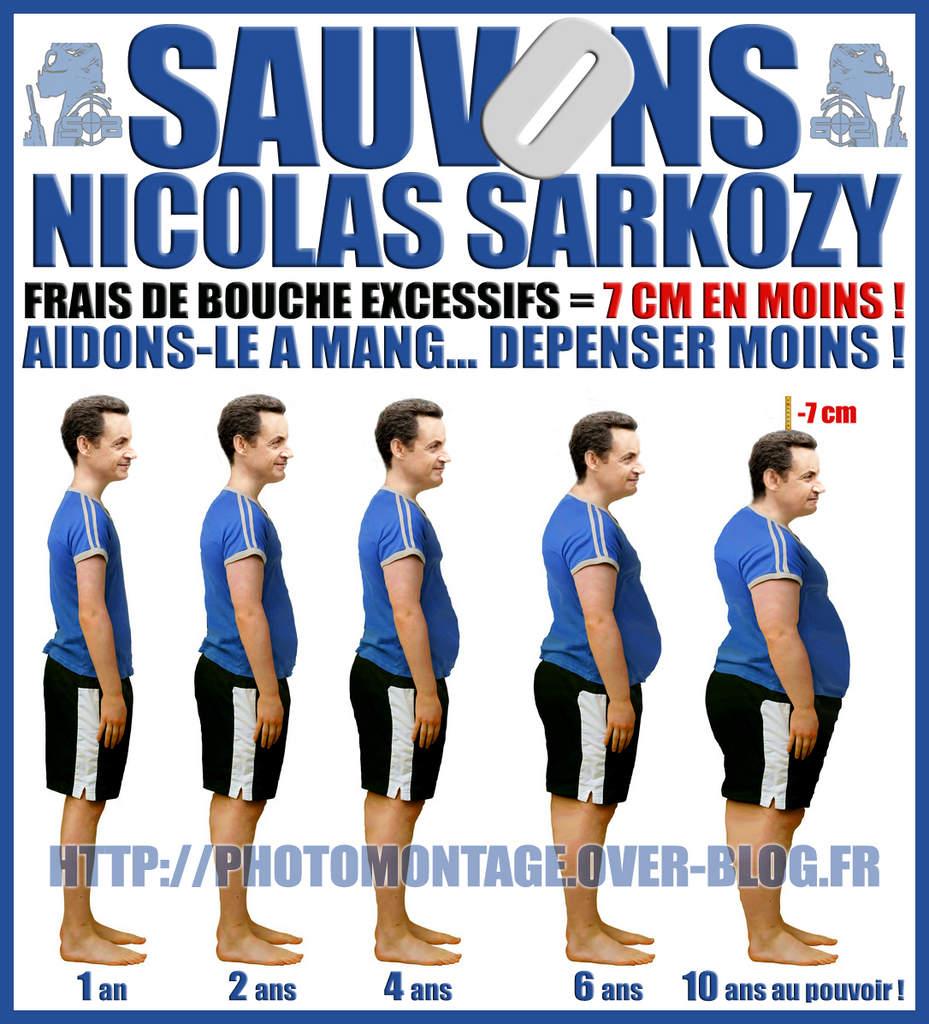 HORRIBLE !!!! Nicolas Sarkozy risque de perdre... 7 centimètres !